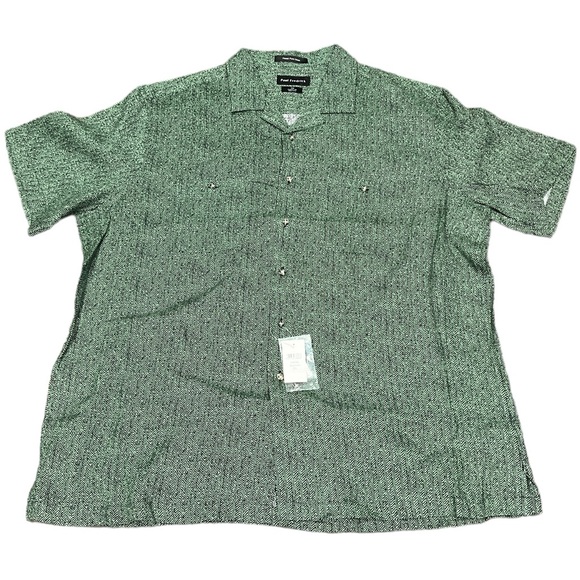 LPaul Fredrick finest pure linen button down top size XXL NWT casual travel - Picture 1 of 7